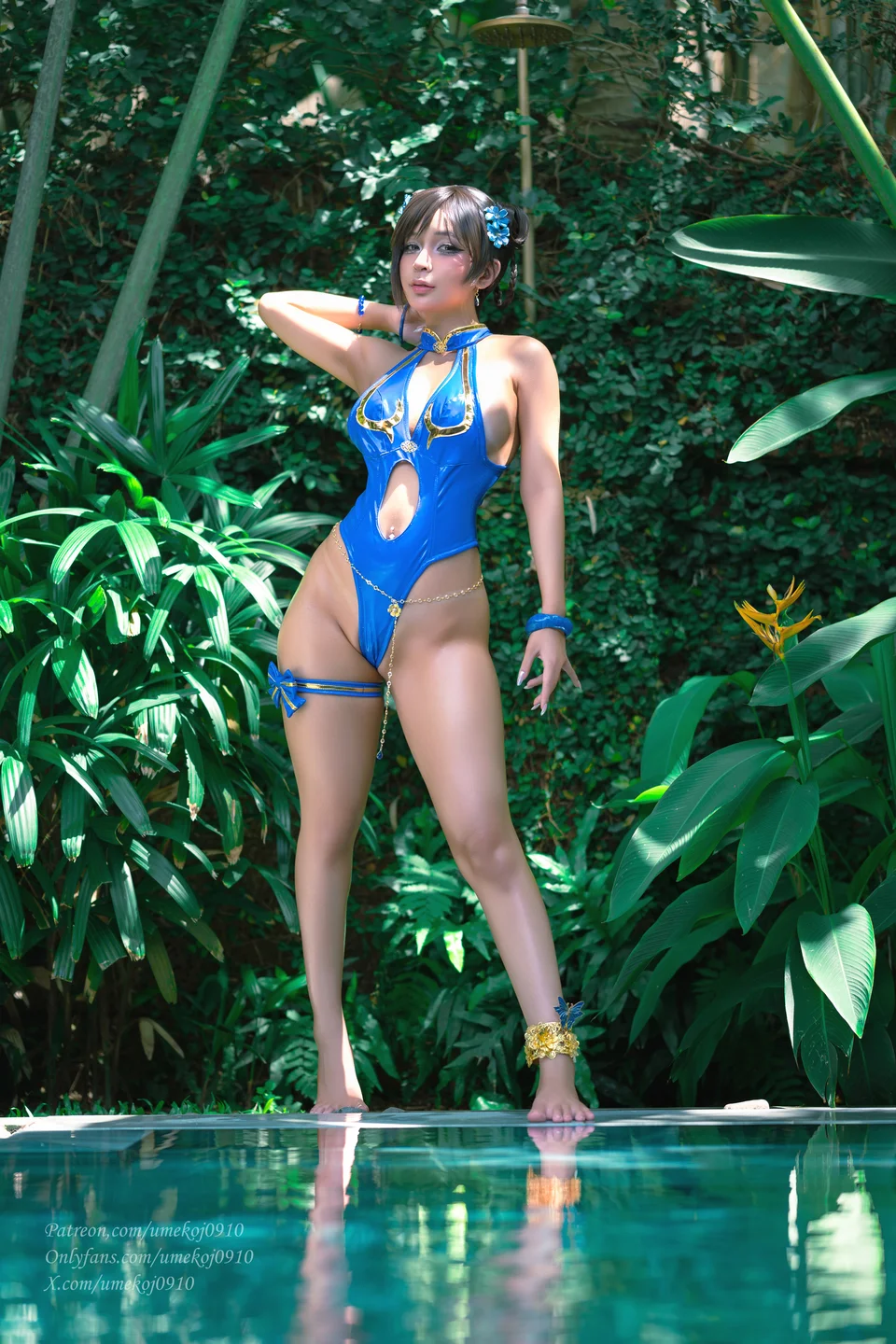 Umeko_J - Chun Li Outfit 4 [98P,8V-1.41GB] tg@simisebaisi 【丝足阁】013.webp